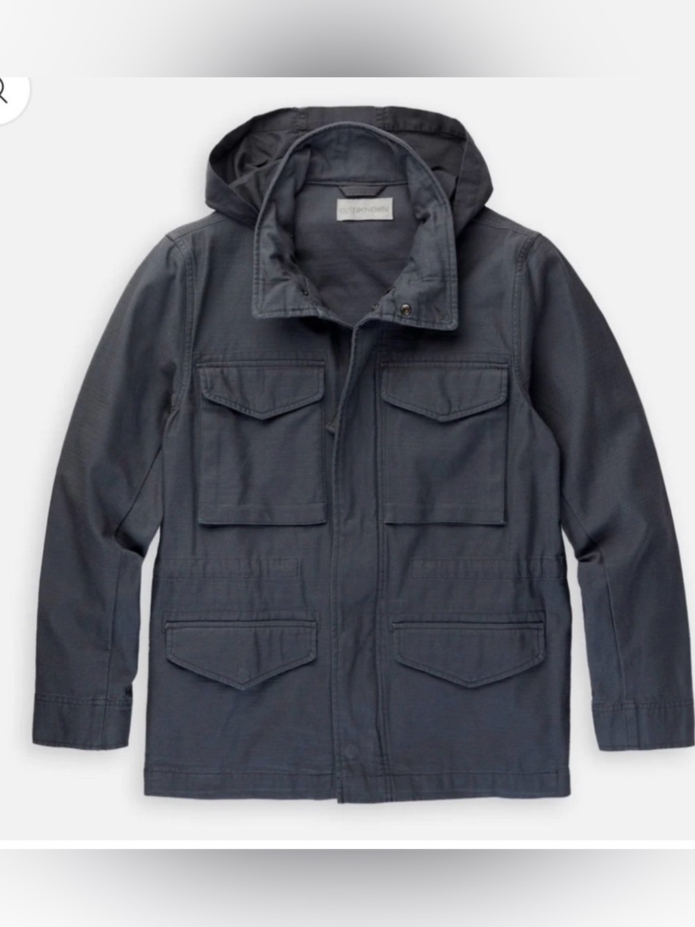 Outerknown Voyager Military Field
Jacket Slate Gray